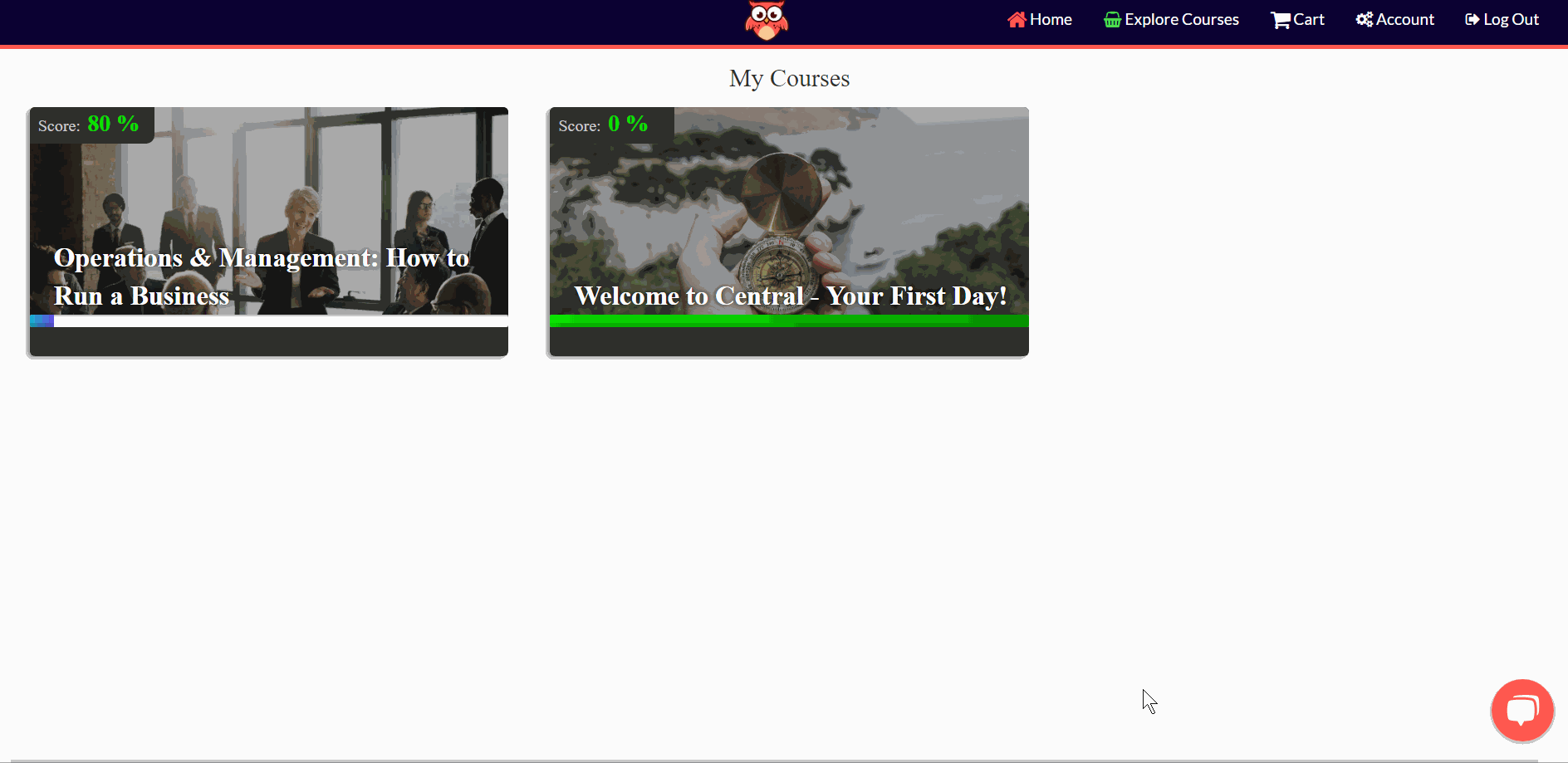 gif image of access scoring details on VTR